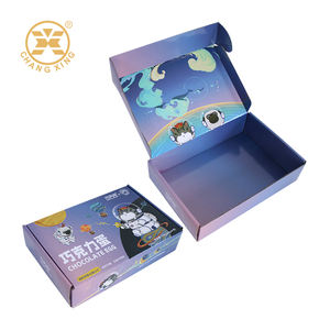 Caja postal plegable personalizada, paquete de regalo de galletas de caramelo, cajas de correo con logotipo personalizado - Product Image 2