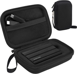 Étui rigide antichoc en EVA 3.2 pour <span class=keywords><strong>Samsung</strong></span> <span class=keywords><strong>T7</strong></span> Shield / <span class=keywords><strong>T7</strong></span> / <span class=keywords><strong>T7</strong></span> <span class=keywords><strong>Touch</strong></span> - Sac de rangement portable pour disque SSD externe - Product Image 2