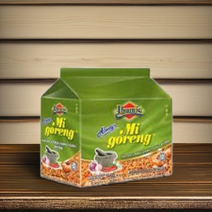 Nouilles instantanées Ibumie Always Mi Goreng Sambal certifiées HALAL, farine de blé, 0% de matières grasses, cuisson en 2 minutes, format familial - Product Image 3