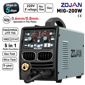 เครื่องเชื่อมมัลติฟังก์ชั่นแบบพกพา ZOJAN IGBT 5-in-1 รุ่นใหม่ 4.5kVA แรงดันไฟฟ้าขาเข้า 220V รับประกัน 1 ปี - Product Image 1