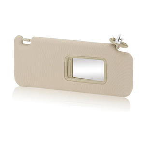 Pare-soleil 74310-35B01-E1 beige arrière pour Toyota 4Runner avec miroir et surpiqûres - Product Image 4