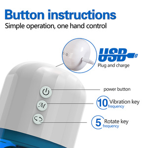 남성 자위대 추력 난방 자동 자위 컵 진공 남근 펌프 물 스파 마사지 음부 질 남자 섹스 토이 - Product Image 6