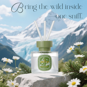 À la montagne aromathérapie coffret cadeau luxe décalcomanie roseau diffuseur parfum huile essentielle maison Festival diffuseurs floraux - Product Image 4