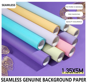 Papier de fond photo couleur unie sans couture 1.35*5m, fond de tir <span class=keywords><strong>nature</strong></span> <span class=keywords><strong>morte</strong></span>, panneau de fond de <span class=keywords><strong>photographie</strong></span> photo - Product Image 2