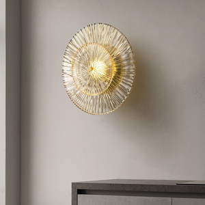 Haute qualité <span class=keywords><strong>Design</strong></span> <span class=keywords><strong>italien</strong></span> luxe verre applique murale chevet hôtel personnalité créative couloir salon applique murale - Product Image 4