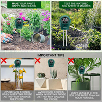 Medidor de PH del suelo 3 en 1, probador de PH de luz solar, jardín, flores, Sensor de humedad del suelo, medidor de plantas, acidez, humedad, Monitor de PH, Detector