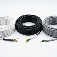 Câble électrique de commande flexible Purorigin RVV 4 conducteurs 300V 4 AWG en cuivre isolé PVC DL-3-2 -10~70 pour équipement