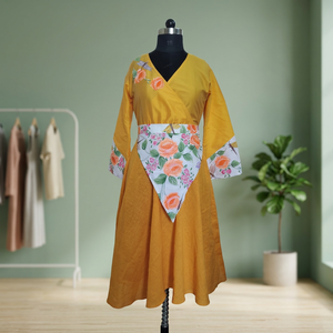 Women Western Floral Print Short <b>Sleeve</b> Casual Mini <b>Dress</b> <b>Summer</b> Flare Fashion <b>Dress</b> For Boutique Wholesale Clothing - Product Image 1