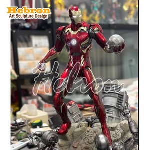 Statua Personalizzata di <span class=keywords><strong>Iron</strong></span> <span class=keywords><strong>Man</strong></span> MK45 in Resina di Alta Qualità, Action Figure Marvel, Supereroe <span class=keywords><strong>Iron</strong></span> <span class=keywords><strong>Man</strong></span> degli <span class=keywords><strong>Avengers</strong></span> per Decorazione - Product Image 2