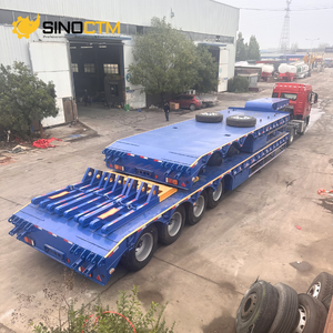 Remolque de transporte para excavadora de <span class=keywords><strong>segunda</strong></span> <span class=keywords><strong>mano</strong></span> o nuevo de 5 <span class=keywords><strong>ejes</strong></span>, semirremolque Lowboy de cama baja con cuello de cisne de 120 toneladas a la venta - Product Image 5