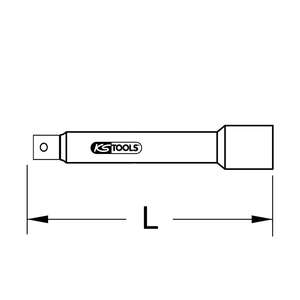 KS TOOLS BERYLLIUMplus Rallonge 1/4 "100mm - Product Image 2