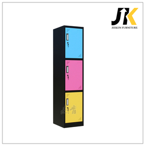 <span class=keywords><strong>Armadietto</strong></span> in Acciaio a 3 Ante Singole, Durevole ed Economico, Piccolo <span class=keywords><strong>Armadietto</strong></span> per Spogliatoio, Armadio Metallico Verticale per Palestra - Product Image 6