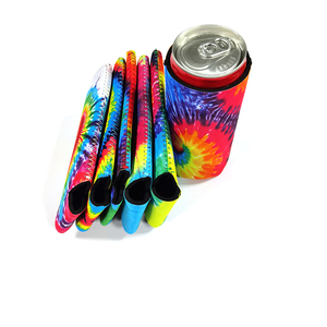 Libra Wholesale – Nouveaux Koozies fins pour canettes de bière de 330 ml, en néoprène 3 mm, imprimés tie-dye, résistants à l'eau, pour canettes de 12 oz (<span class=keywords><strong>Cola</strong></span>) - Product Image 3