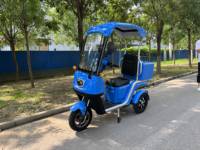 Nouveau design de chariots de service de livraison électriques véhicules tricycle à coffre ouvert 60v plage étendue vitesse certifié CEE fret logistique