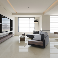 Carrelage en porcelaine effet marbre poli crème 750x1500mm, facile à nettoyer, imperméable, pour sol, mur, salon, hôtel