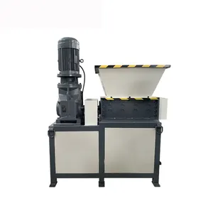 Good price four shafts shredder scrap metal powerful shredding machine for waste metal recycling