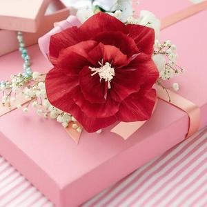 10 Buah Bunga Kertas 3D Buatan Tangan Gaya Romantis, Dekorasi Dinding, Latar Belakang Bunga, Pernikahan, Bridal Shower, Pesta Ulang Tahun - Product Image 3