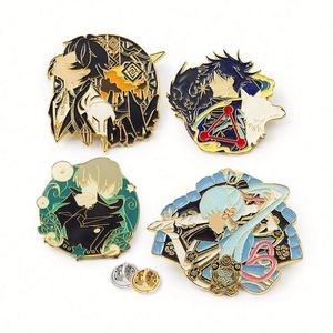 Fabricantes diseñan su propio logotipo, pin metálico, insignia rígida, pin de solapa suave de anime, sin mínimo, pines de esmalte personalizados al por mayor - Product Image 2
