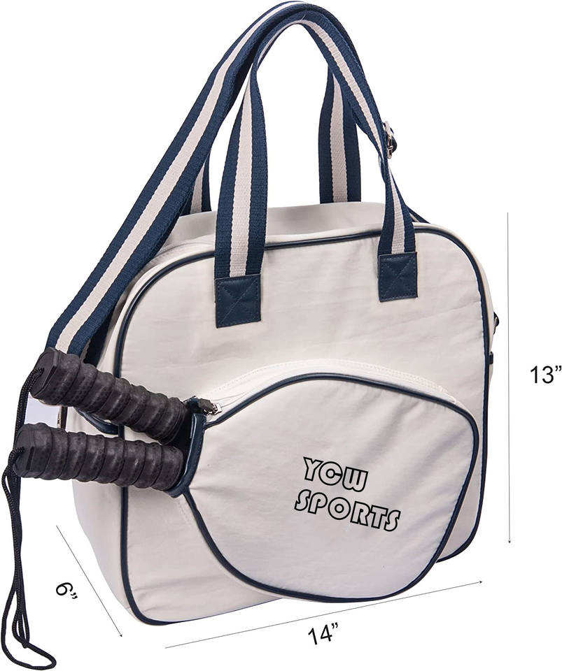 Tennis Sports Racket Tote Bag Travel Luggage Organizer Carry on Women Pickleball Paddle Bag