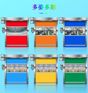 Cửa cuốn nhanh tự động công nghiệp bán buôn nhà máy, loại cửa kéo khóa kéo, cửa tốc độ cao, cửa cuốn nhanh PVC - Product Image 2