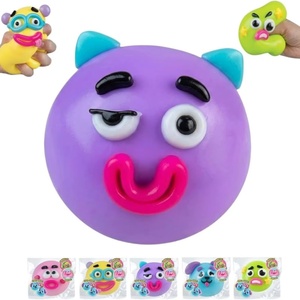 <b>Dog</b> Face Swap Squishy Toy Slow Rising TPR Soft Squeeze <b>Ball</b> With DIY Cartoon Expression for Kids Adults Stress Relief Play - Product Image 5