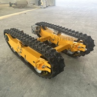 Nouvelle Excavatrice Compacte Électrique à Chenilles en Caoutchouc, Système de Châssis Tout-Terrain Robotisé 0.5-10T pour la Vente en Gros