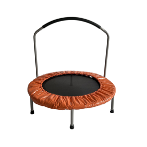 Trampoline de fitness pour la maison, pour adultes et enfants, avec ressorts, pour l'intérieur et l'extérieur, avec un visage souriant, lit de saut pour jouer - Product Image 2