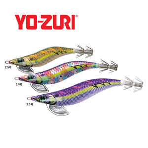 Gamberetti artificiali in legno YO-ZURI Giappone 1.6/1. Esca per Calamari Luminosa Ultravioletta 8/2.0, Gancio EGI JIG, Esca Luminosa per Calamari - Product Image 1