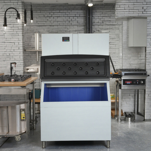 Thương mại 1000kg/ngày Ice Cube máy 110V thương mại Cube Ice Block Maker cho trà sữa - Product Image 6