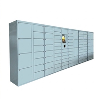 Casier intelligent extérieur pour la livraison et le retrait de colis, armoire de rangement avec caméra et écran à empreintes digitales