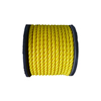 Câble torsadé en polyéthylène noir, 6mm — 16mm, fait à la main de haute qualité