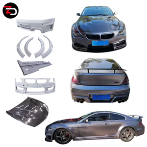Venta de Fábrica: Kit de Carrocerí<span class=keywords><strong>a</strong></span> Estilo ZD, Parachoques, Capó, Faldones Laterales y Alerón para <span class=keywords><strong>BMW</strong></span> Serie 6 E63 E64 650 630 645 2004-2010 - Product Image 1