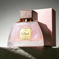 Nouveaux flacons de parfum design 50ML 100ML, flacon de parfum en verre carré, flacon de parfum vide avec emballage boîte