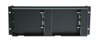 Monitor de Transmisión con Pantalla LED VDWall LBM808 Original, Diseño Estándar de Montaje en Rack de 4U, 2 Unidades de Monitores LCD