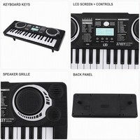 Hot Sale 37-key Electronic Piano Keyboard Music Learning Educational Simulation Children Baby Toys Musical Instrument for Kids