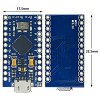 Pro Micro ATmega32U4 pour Leonardo 5V 16MHz Carte de développement Micro-contrôleur avec en-tête de broches Compatible avec Arduino