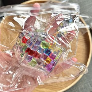 Magico 5.5cm freddo multicolore cubetti di rumore TPR Squishy giocattolo Stress sollievo regalo di decompressione per bambini adulti con atmosfera felice - Product Image 3