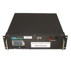 Индивидуальный 48 В 51,2 В 50AH 100AH 200AH литий-ионный аккумулятор может коммуникационный порт домашней солнечной системы питания с источником питания - Product Image 1