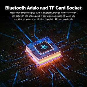 Écran GPS de navigation pour moto de 6,25 pouces, CarPlay, BMW Moto, double caméra, enregistreur de conduite, étanche IPX7, lien miroir, moniteur ZC15 - Product Image 5