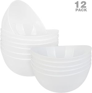 Ensaladeras grandes, cuencos de plástico de 42oz para servir ensaladas, fideos Ramen, sopa, avena, cereales, aperitivos, palomitas de maíz, cuencos de Cocina, Microondas - Product Image 2