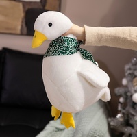 Grand Canard Blanc Doux Jouet En Peluche Cadeau D'anniversaire Conception Lavé PP Rempli En Peluche Éléphant et Vache Modèles Assortis pour Enfants