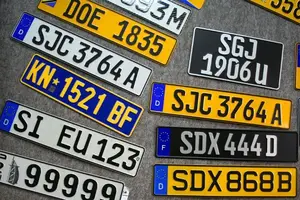 Placa de Matrícula Personalizada para Automóvil, Lámina Reflectante para Placa de Matrícula/Números de <span class=keywords><strong>Bicicleta</strong></span> - Product Image 6