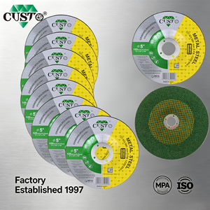 Disque de meulage T27 125x6mm à vitesse de 80m/s en zircone alumineuse, directement de l'usine, avec logo OEM personnalisé, certifié MPA CE ISO, échantillon <span class=keywords><strong>gratuit</strong></span> - Product Image 3