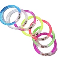 Bracelets en plastique lumineux LED Yunly pour enfants, 6 couleurs, bâtons lumineux imperméables, accessoires de fête, cadeaux de remise de diplôme, cadeaux de Thanksgiving