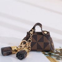 Nouveau Style Designer en cuir PU Mini porte-monnaie porte-clés écouteur sac breloque porte-clés accessoires femmes luxe porte-carte portefeuille
