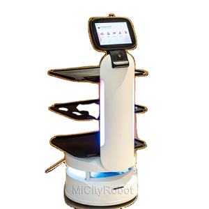 Robot de Entrega de Comida Autónomo Mi City 2024, Robot Automático de Entrega de Comida <span class=keywords><strong>Bellabot</strong></span> con Obstáculos para Restaurantes - Product Image 1