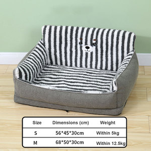 2025 Nuevo diseño de fábrica precio barato personalizado de lujo lavable perro <span class=keywords><strong>Ped</strong></span> sofá cama - Product Image 5