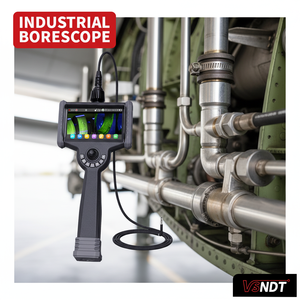 Cámara Boroscópica UV de 3.9mm con Doble Fuente de Luz, Endoscopio Impermeable IP67 para Identificación de Fugas en Líneas de Combustible de Aviones - Product Image 1