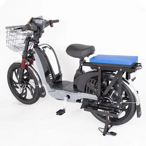 Hot design central battery two seat lead acid 22" city adult electric bikes