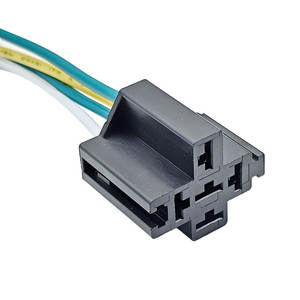 Universal <span class=keywords><strong>12V</strong></span> 40A 5Pin DC Relé Práctico Auto Socket con Arrancador para Black Car Universal Car Relay - Product Image 5